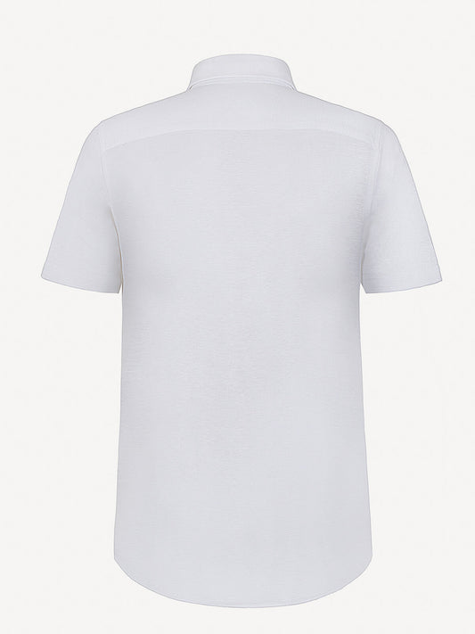Camicia Portofino back white man 100% Capri