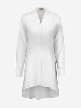 Dress for Woman Tunica white front 100% Capri