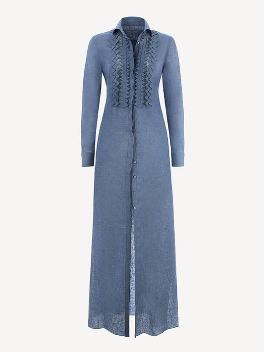 Camicia Origami front jeans 100% Capri