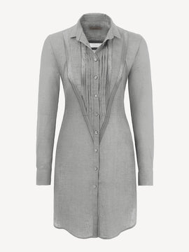 Camicia Royal front light grey woman 100% Capri