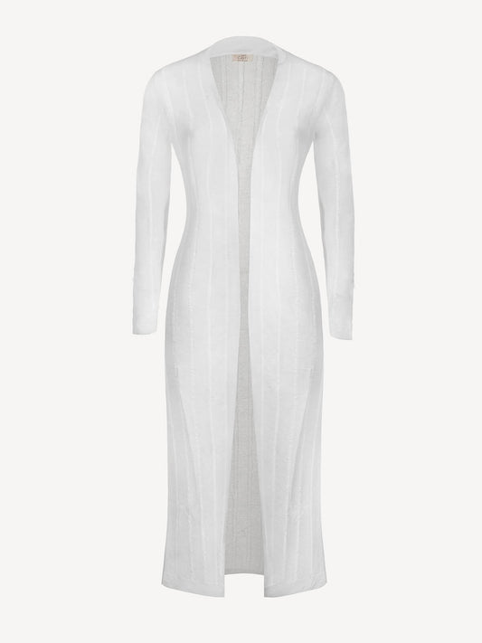 Cappotto Lungo Sfrangiato