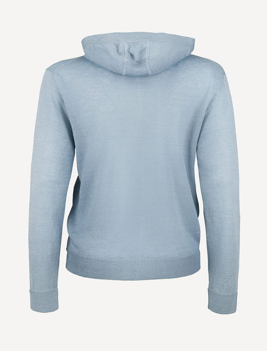 Cardigan bordo inglese for men jeans color 100% Capri back