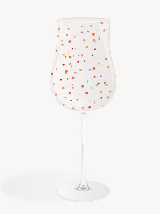 Red wine glass rain