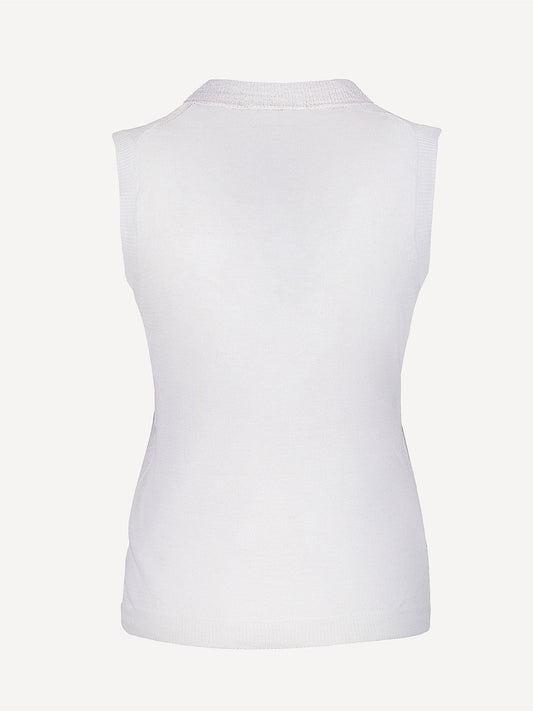 Top St Barth White Pink 100 Capri