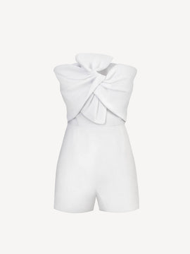 Tuta fiona front white 100% Capri