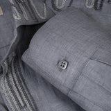 Camicia New Onda dark grey details 100% Capri