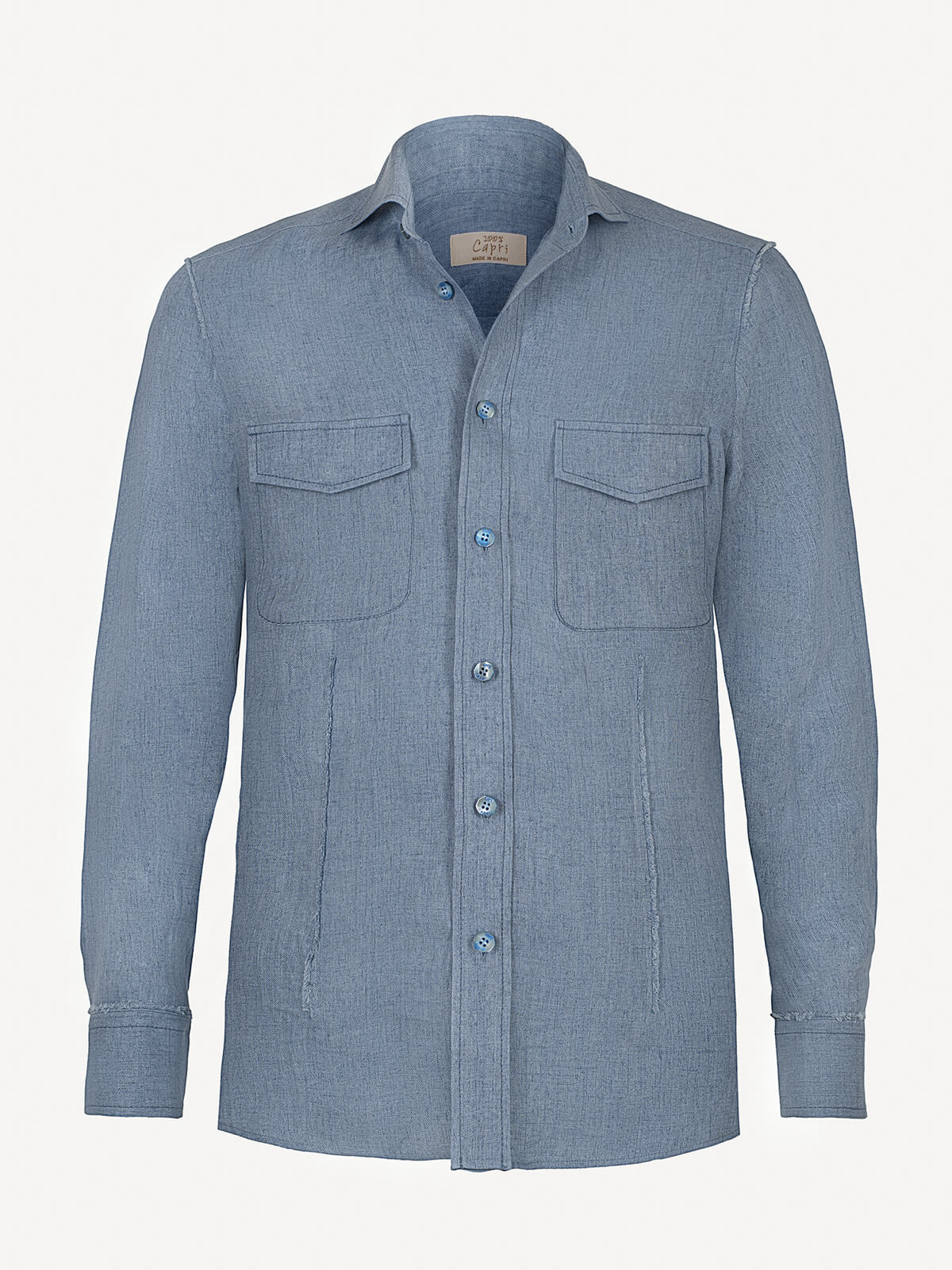 Camicia New Line front jeans 100% Capri