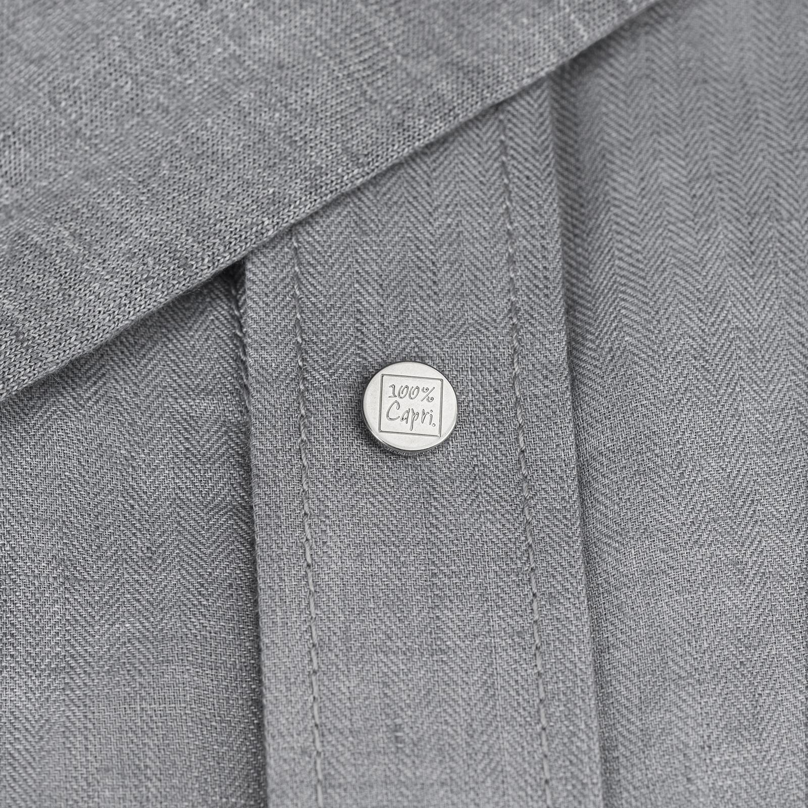 Camicia Cappuccio dark grey 100% Capri