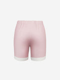 Short linen brio for Woman pink back 100% Capri