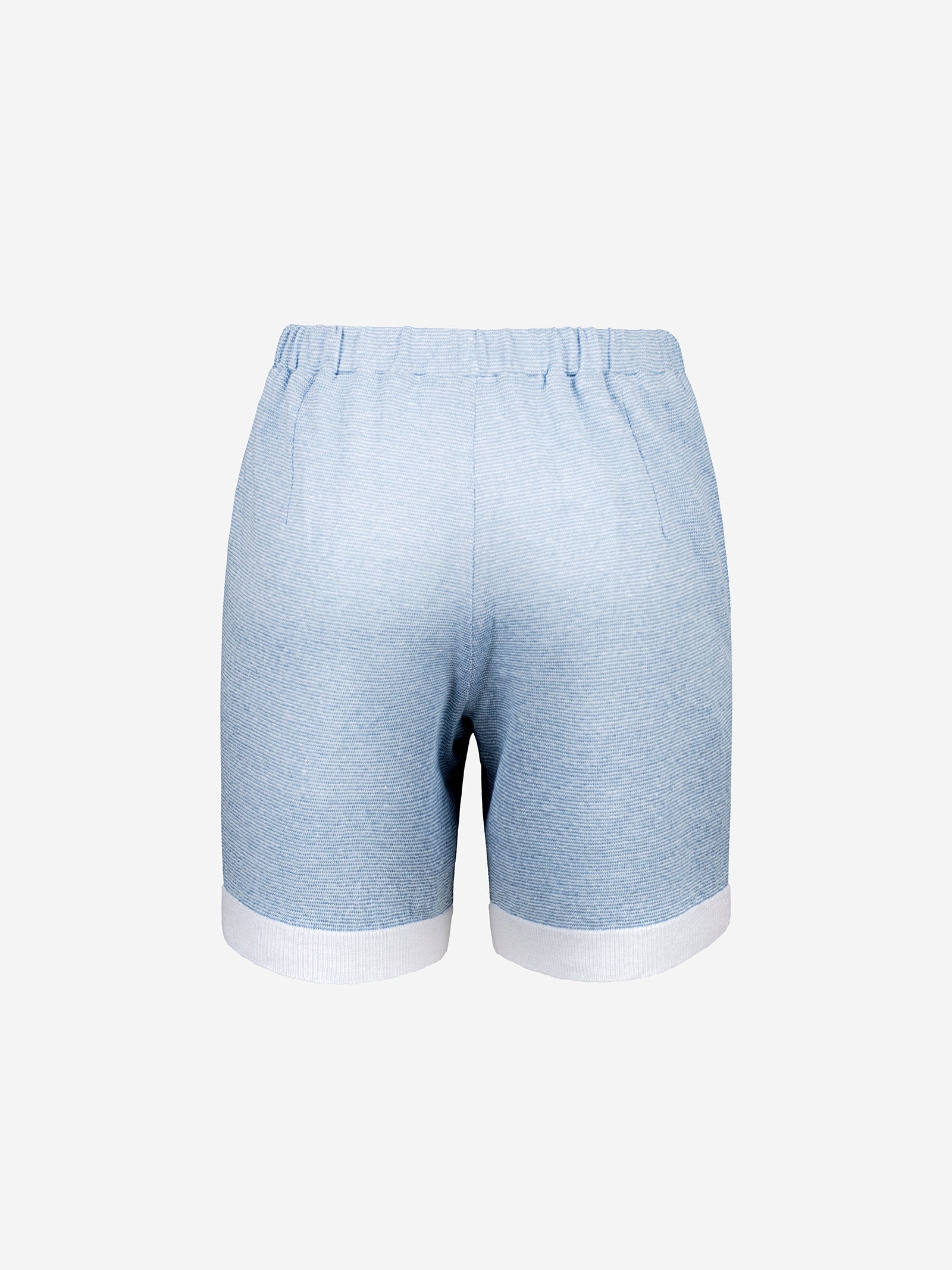 Short linen brio for Woman jeans back 100% Capri