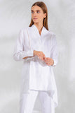 Dress for Woman Tunica white front worn by girl 100% Capri