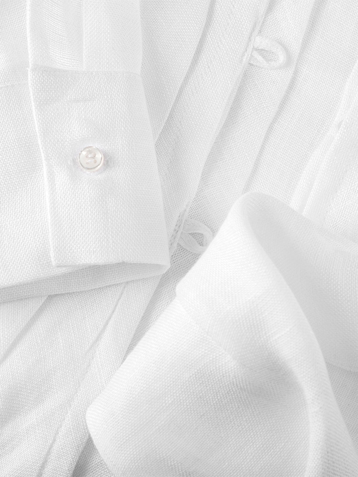 Camicia fiocco white details 100% Capri