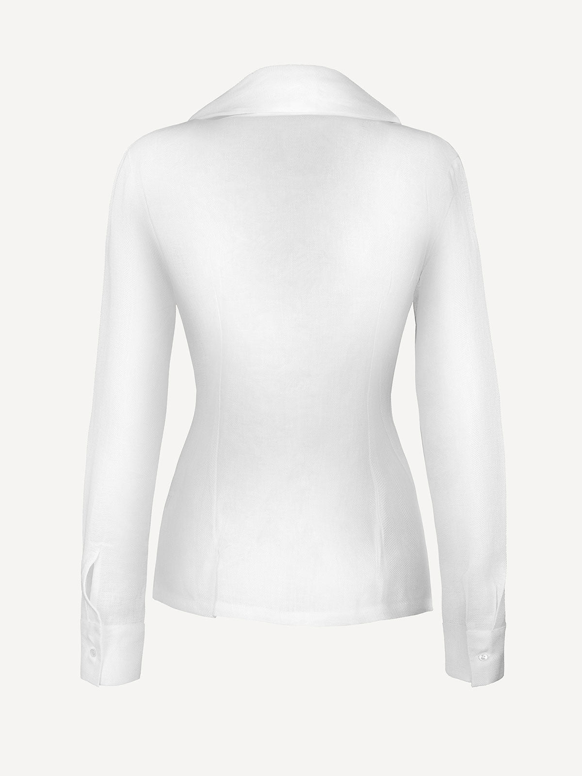 Camicia fiocco white back 100% Capri