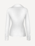 Camicia fiocco white back 100% Capri
