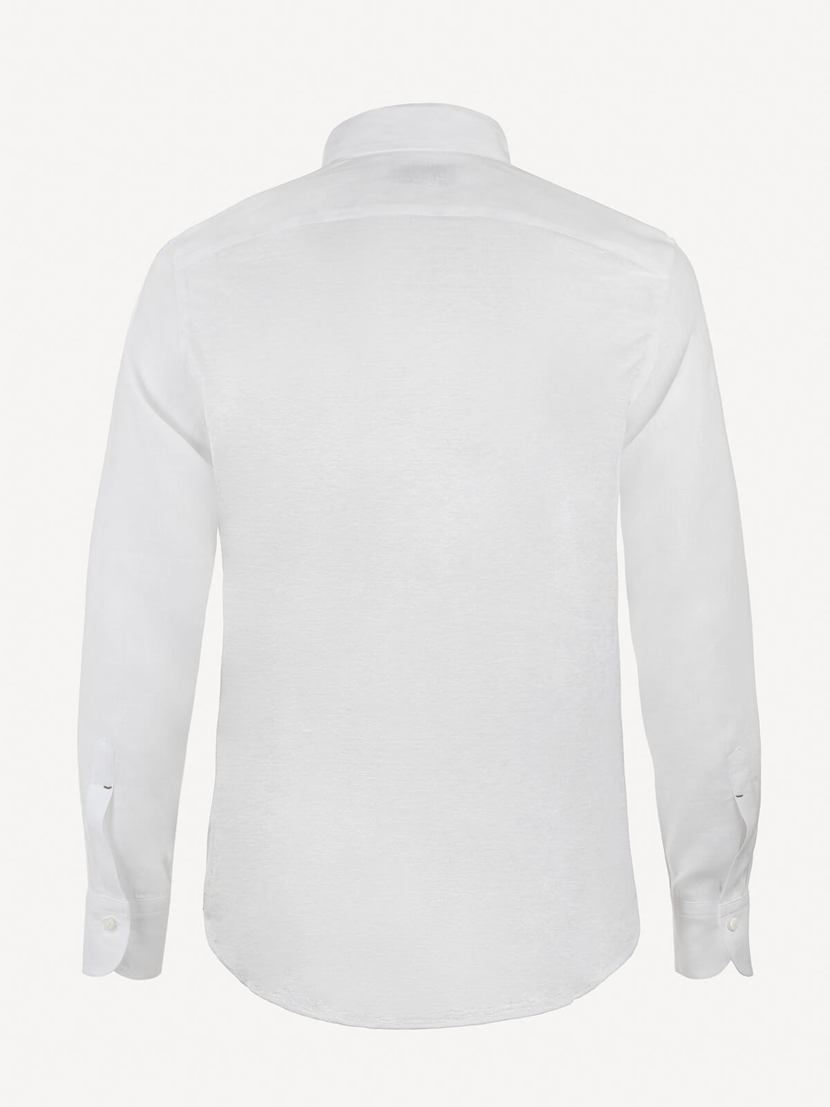 Camicia Polo back white 100% Capri