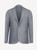 Giacca Sud Man light grey front 100% Capri