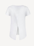 T shirt one for Woman white back 100% Capri