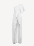 Jumpsuit Tuta Allegra Woman white front 100% Capri