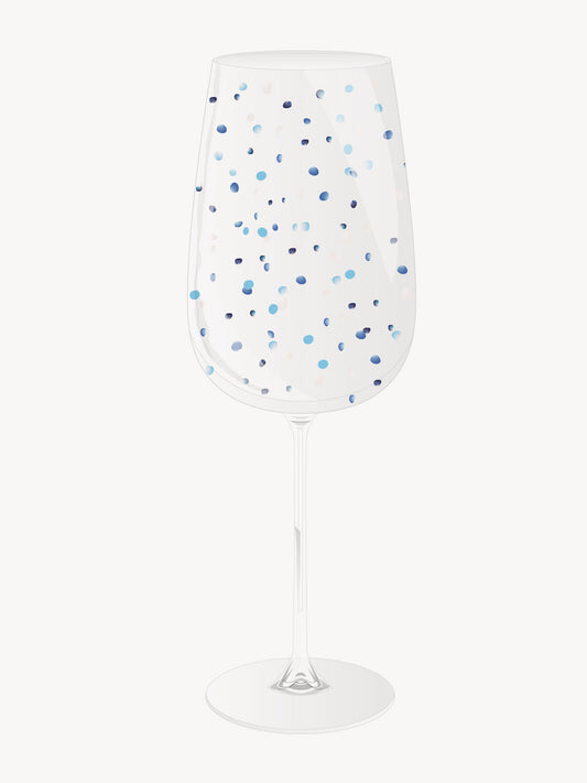 White wine glass rain